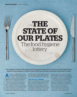 The State of Our Plates the Food Hygiene Lottery