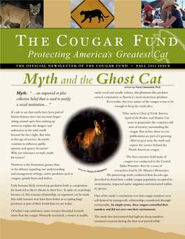 Myth and the Ghost Cat Written By: Franz Camenzind, Ph.D