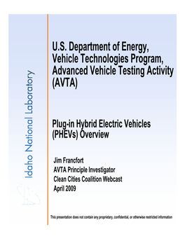 Phevs) Overview