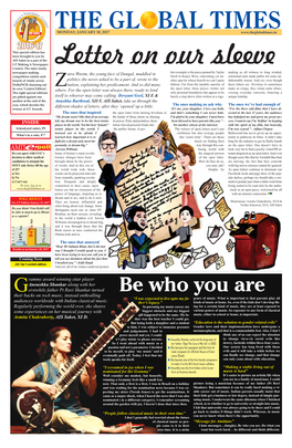 Be Who You Are Gerstwhile Father Pt Ravi Shankar Turned Their Backs on Rock Music, Instead Enthralling “I Was Expected to Live Upto My Fa- Genre of Music