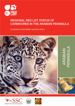 Red List Status of Carnivores in the ARABIAN PENINSULA