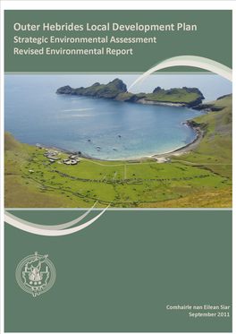 Sea Environmental Report – Cover Note