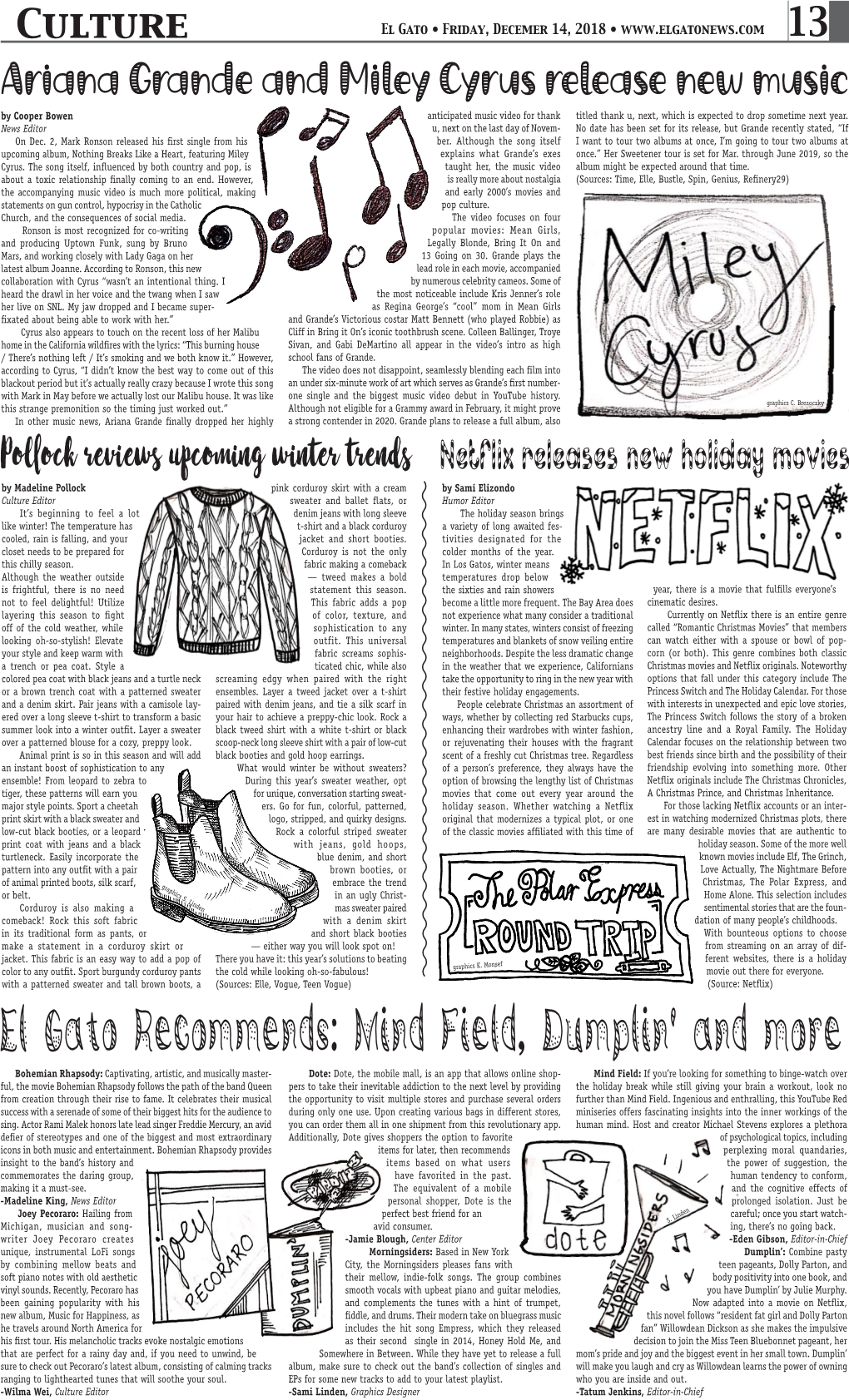 El Gato Recommends: Mind Field, Dumplin' and More