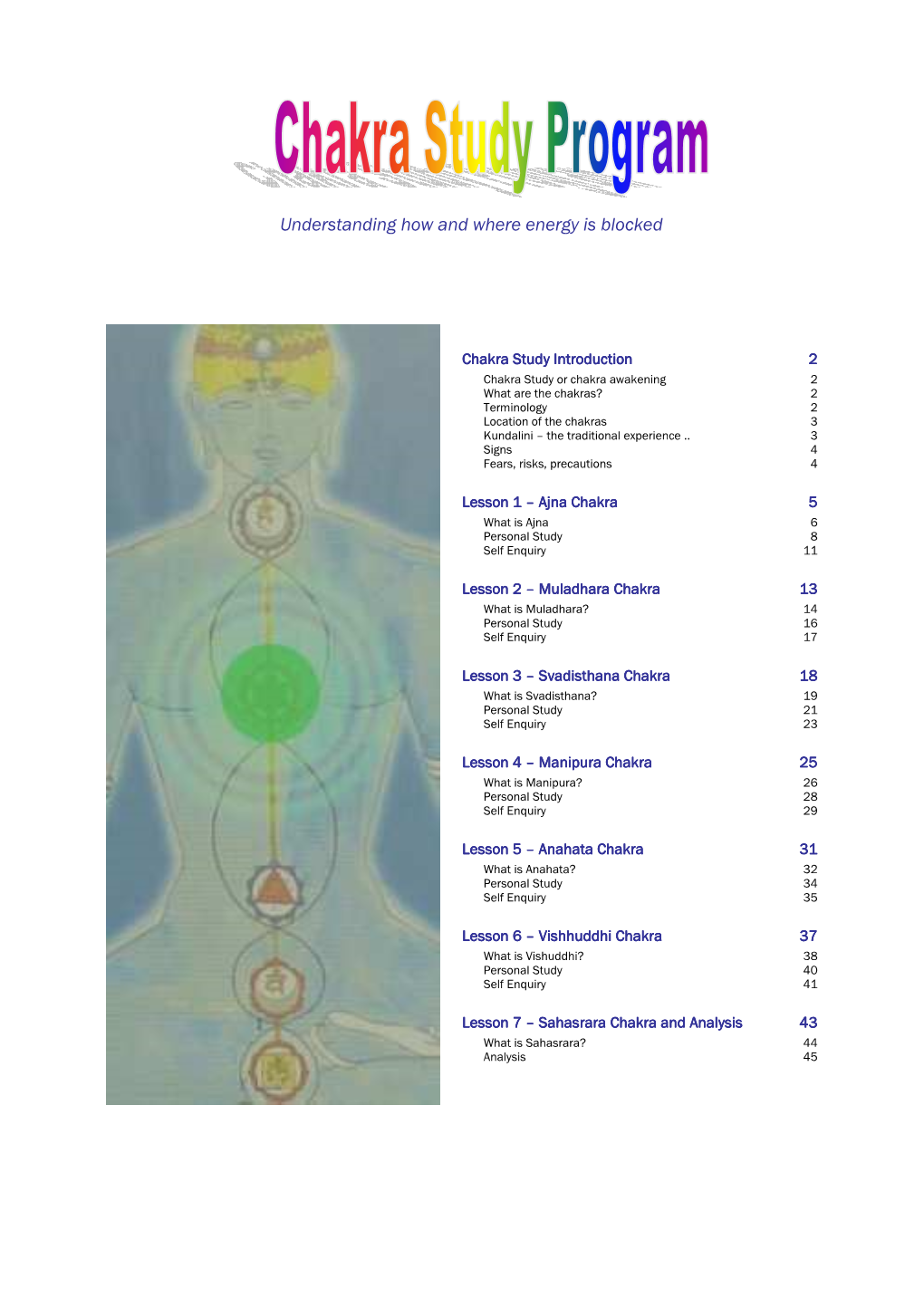 Chakra Study Program – Page 2 of 47