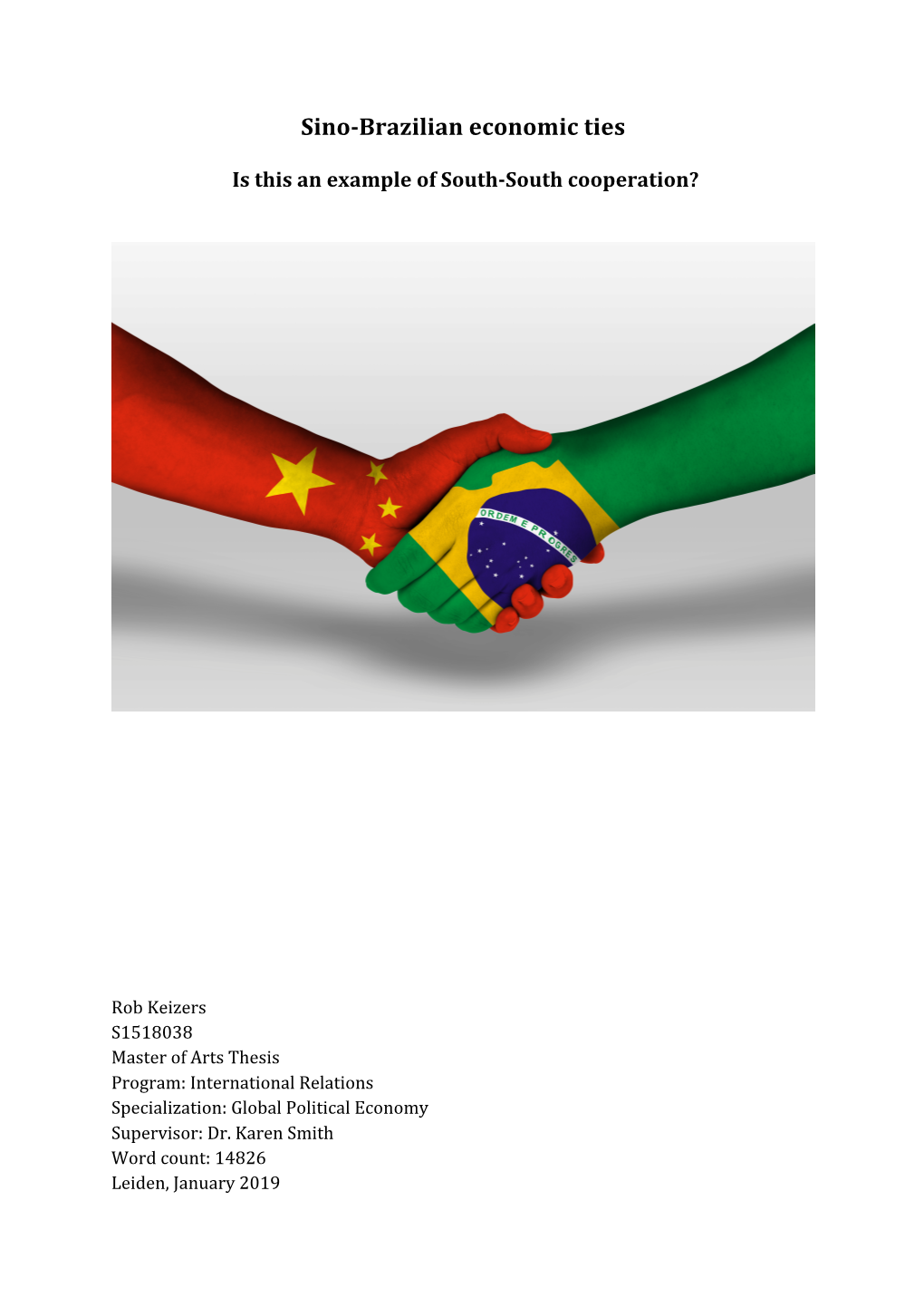 Sino-Brazilian Economic Ties