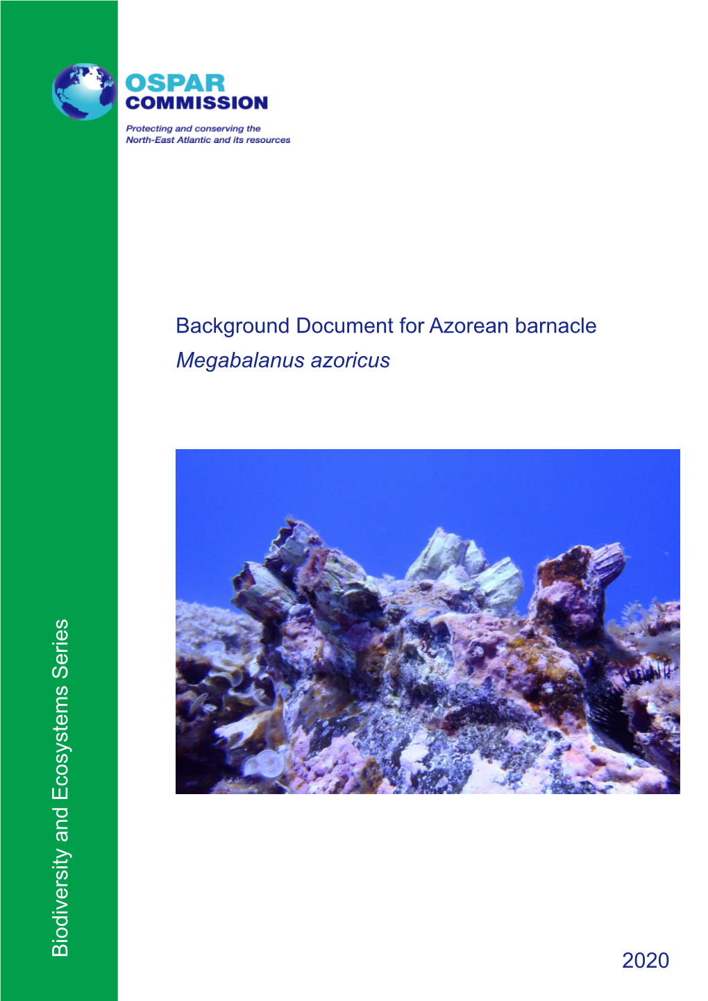 Background Document for Azorean Barnacle Megabalanus Azoricus Year