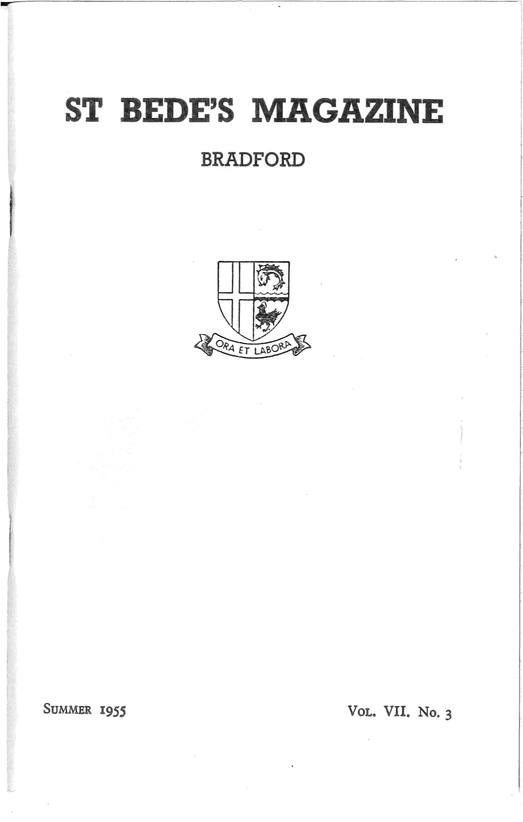 St Bede's Magazine Bradford