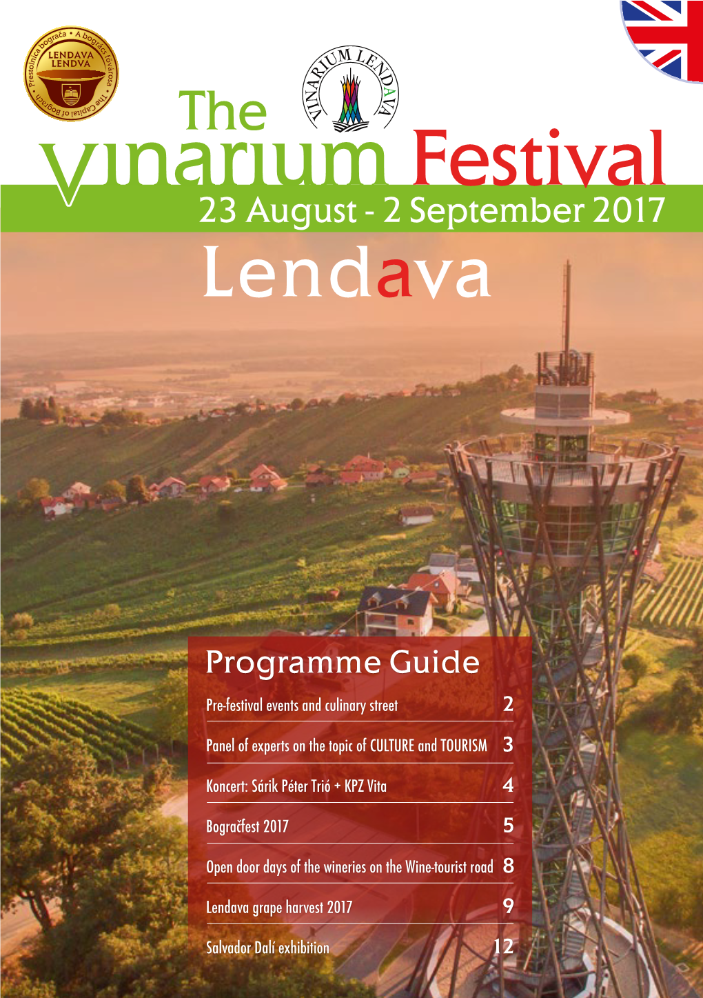 Festival 23 August - 2 September 2017 Lendava