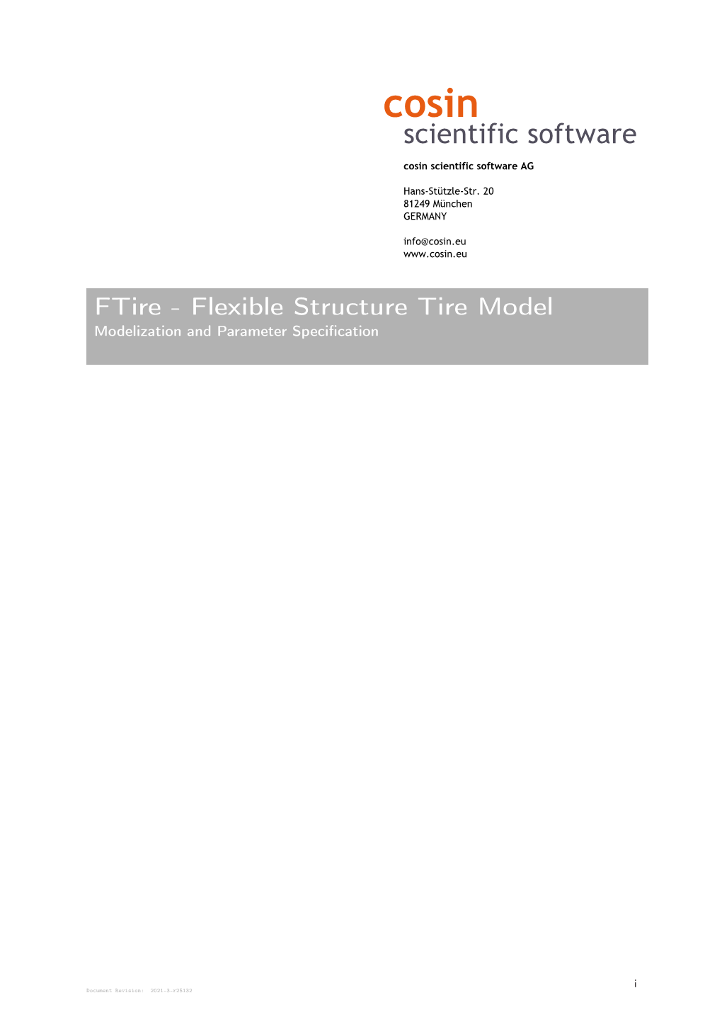 Ftire Model Documentation