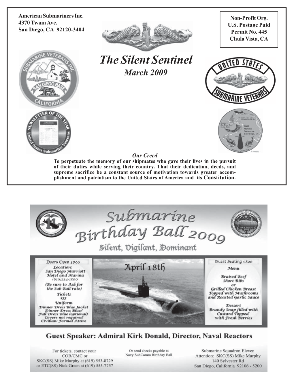 The Silent Sentinel March 2009 Page 1 American Submariners Inc