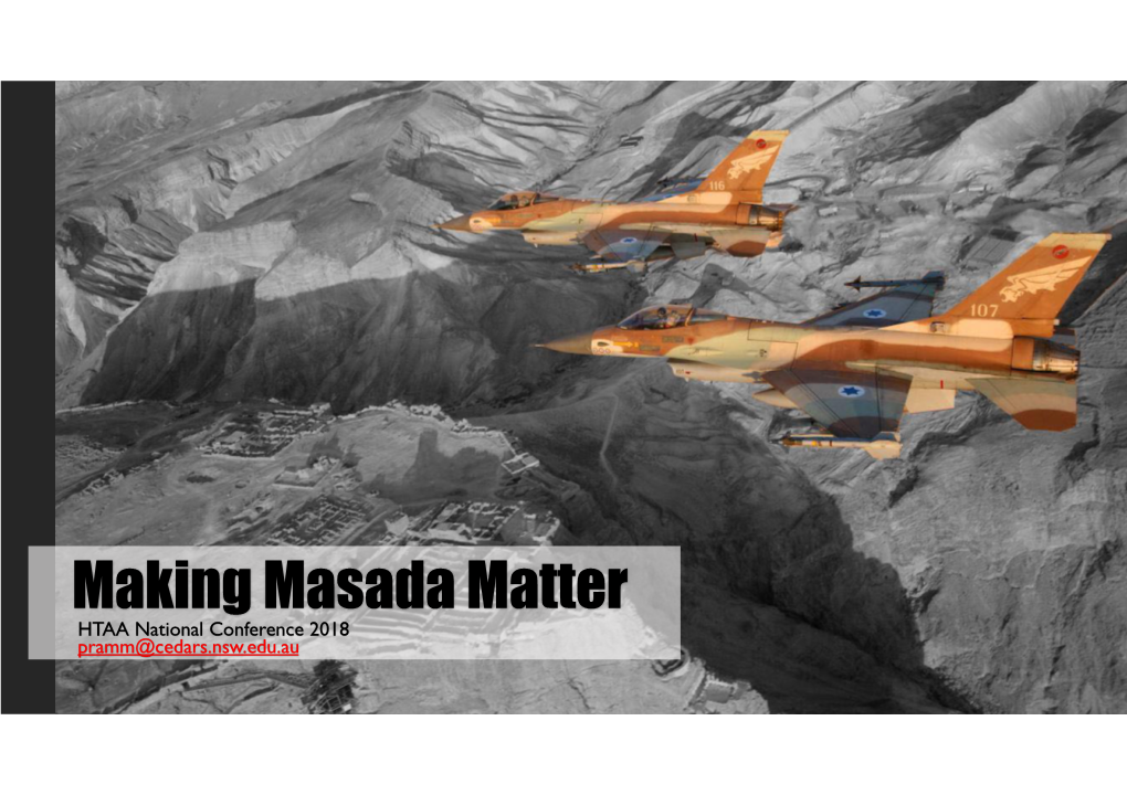 Masada Presentation