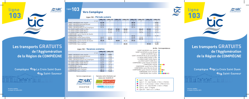 FICH TIC Ligne 103 2013.Indd