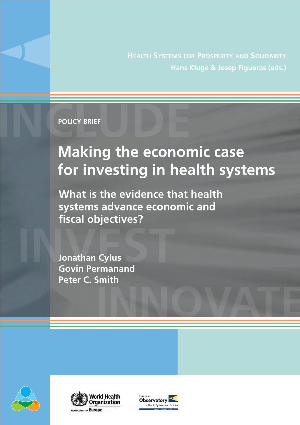 Making the Economic Case for Investing in Health Systems