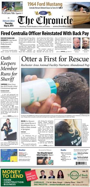 Otter a First for Rescue