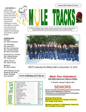 Mule Tracks January 2017