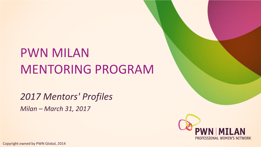 Pwn Milan Mentoring Program