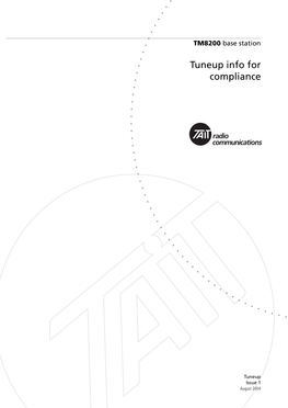 TB8100 Installation and Operation Manual