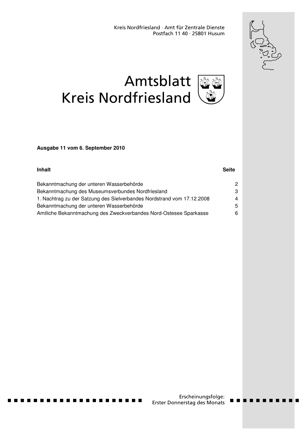 Amtsblatt Kreis Nordfriesland