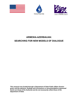 Armenia-Azerbaijan: Searching for New Models of Dialogue