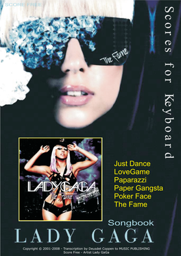 Songbook Lady Gaga