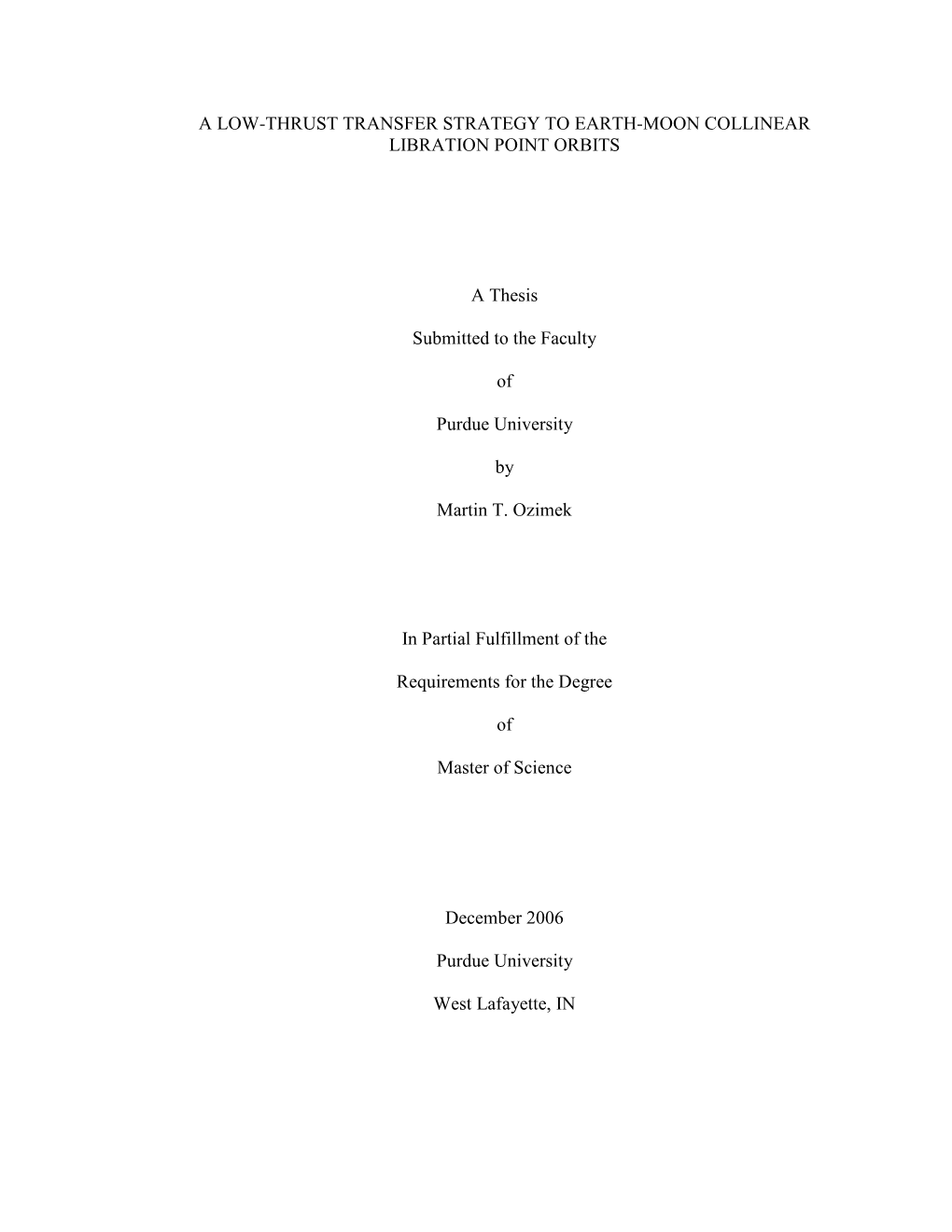 A Low-Thrust Transfer Strategy to Earth-Moon Collinear Libration Point Orbits