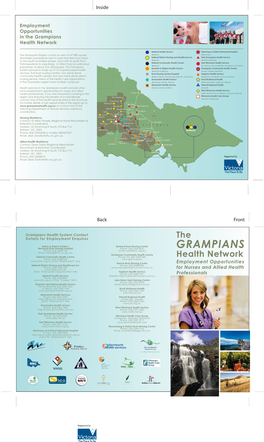 Download a Map of Grampians Health Services