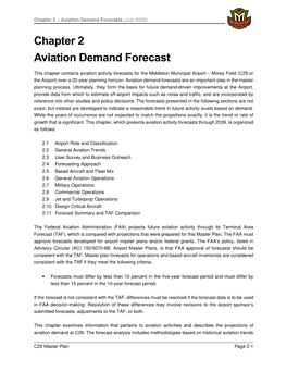 Chapter 2 Aviation Demand Forecast