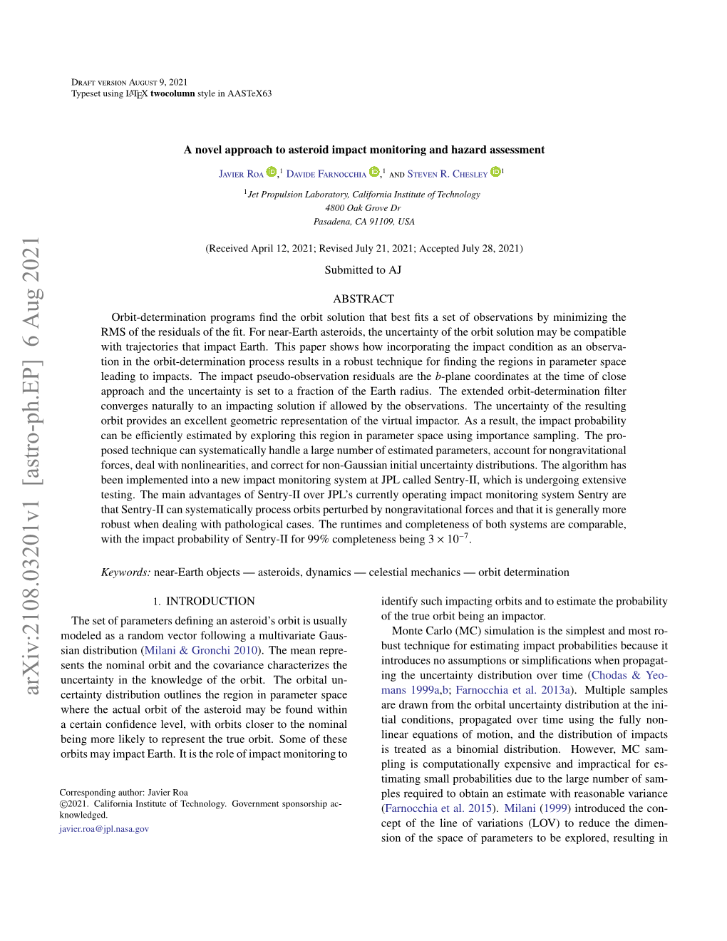 A Novel Approach to Asteroid Impact Monitoring and Hazard Assessment