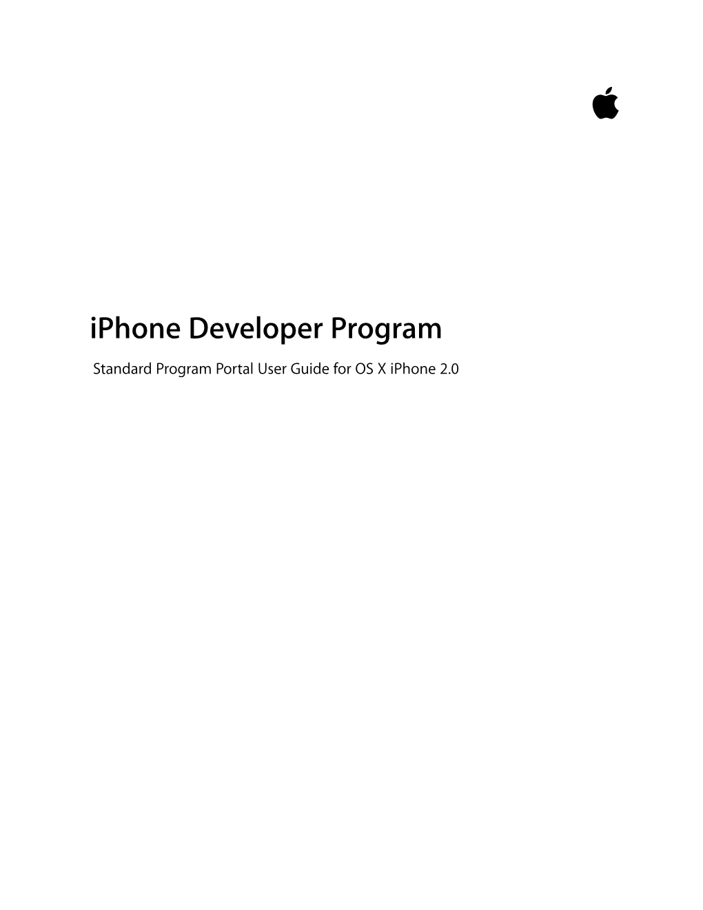 Iphone Developer Program User Guide