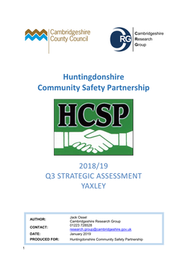 Huntingdonshire Community Safety Partnership