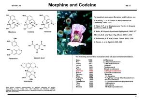 Morphine and Codeine, See