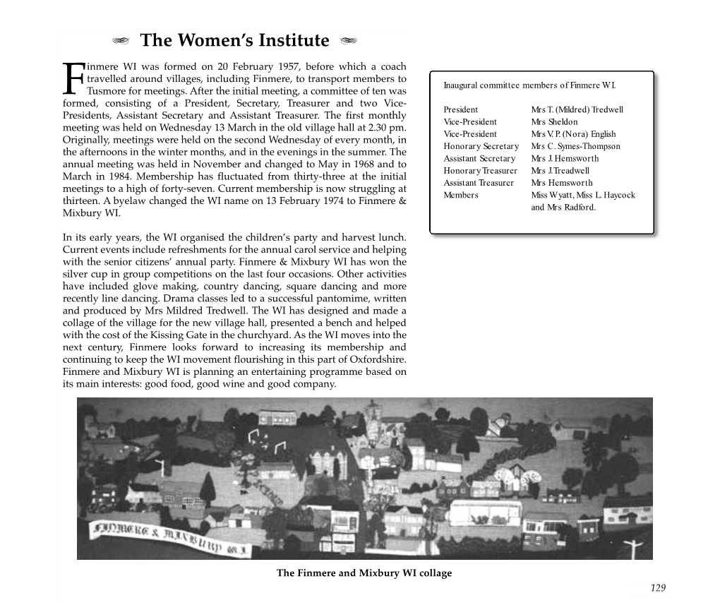 The Women's Institute