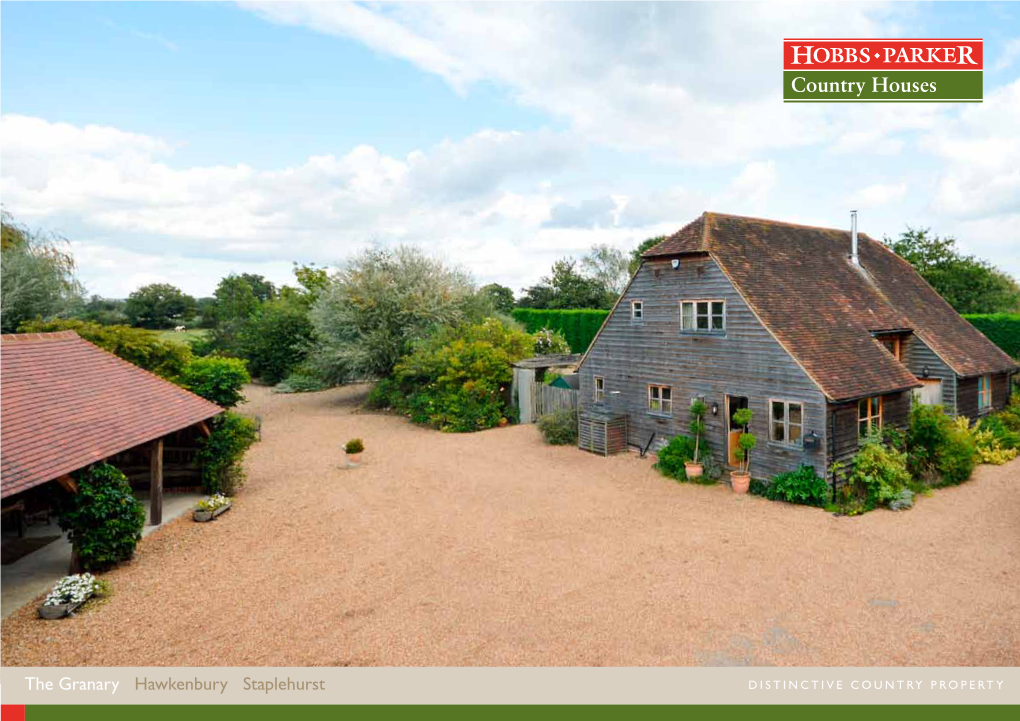 The Granary Hawkenbury Staplehurst Distinctive Country Property Country Houses Distinctive Country Property