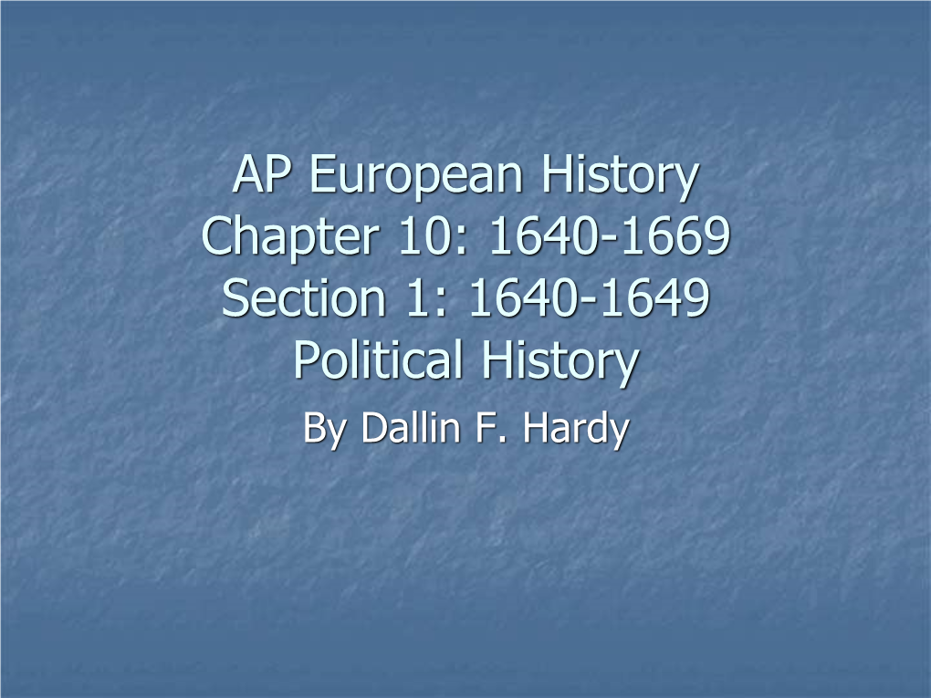 Chapter 9: the Late Middle Ages Section 1: the Black Death