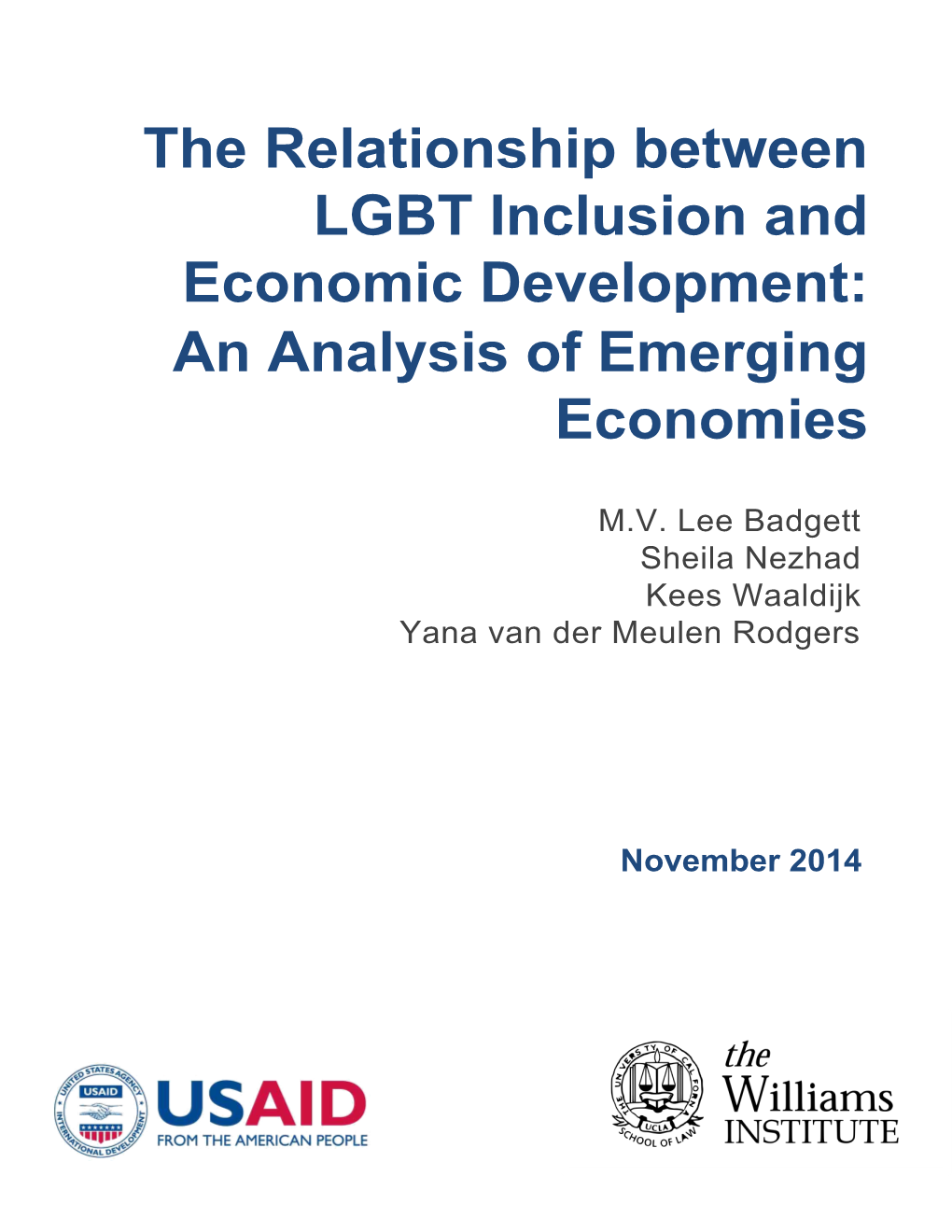 The Relationship Between LGBT Inclusion and Economic Development: an Analysis of Emerging Economies