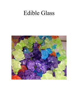 Edible Glass