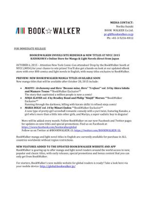 Obal.Bookw Walker.Jp/ MED BOOK W Pr‐Gl