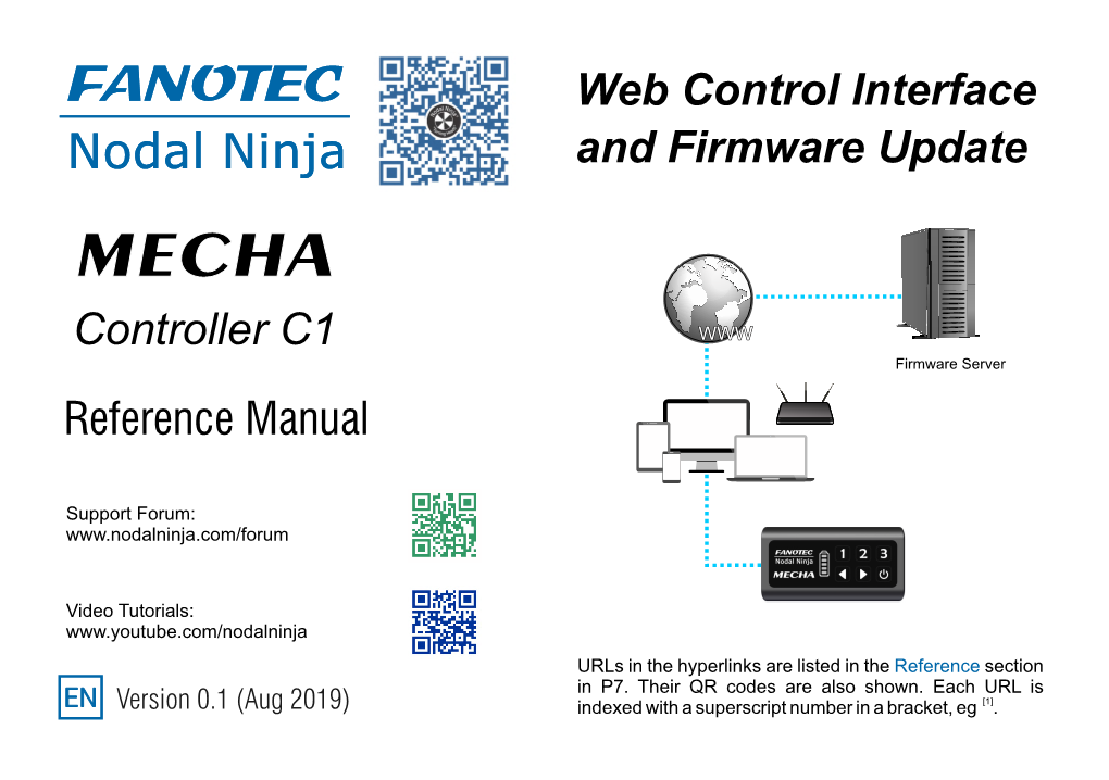 MECHA Controller C1 (MECHA) Works in Two Network Modes: Access Point to Force MECHA in AP Mode (When It Was Previously in Station Mode), During (AP) Or Station (STA)