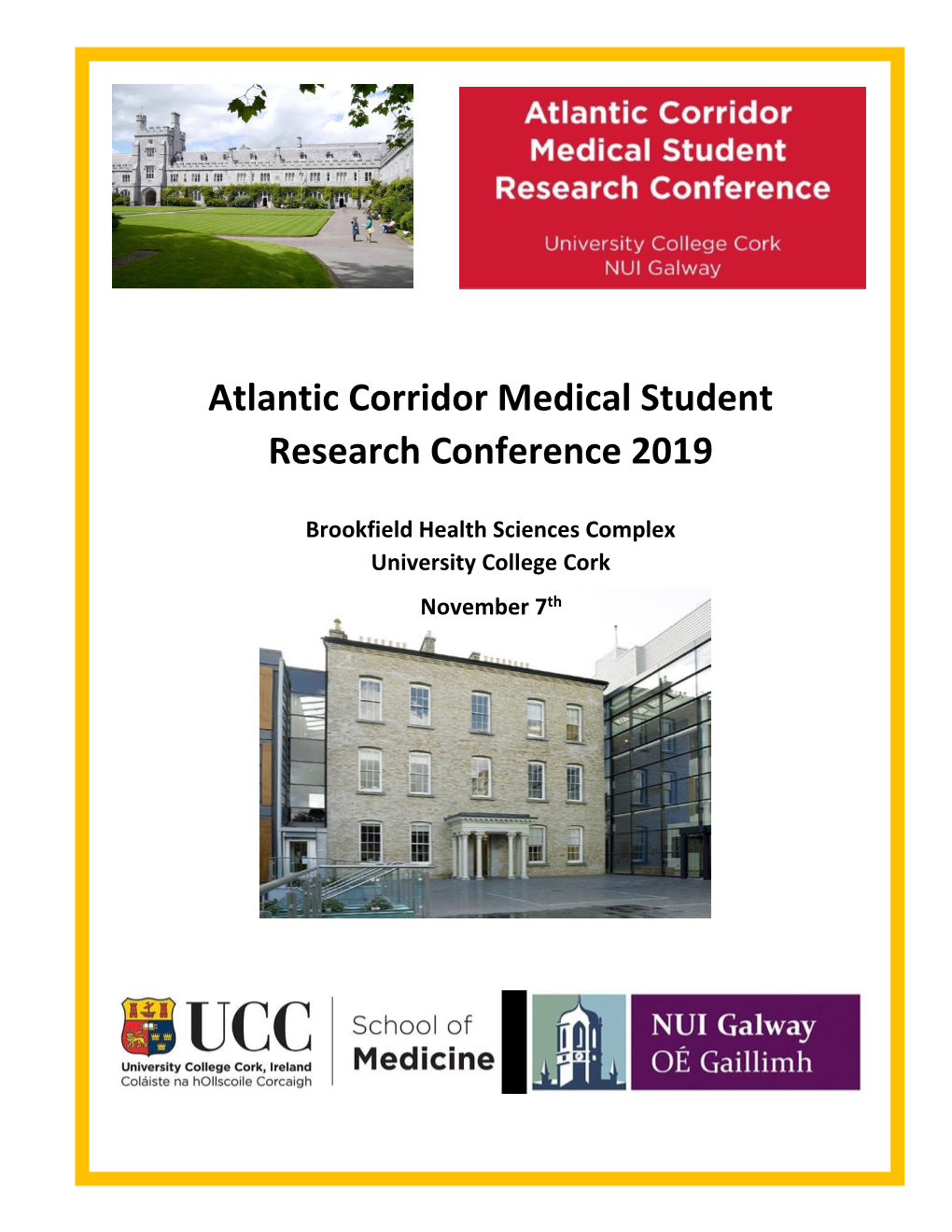 Atlantic Corridor Medical Student Research Conference 2019