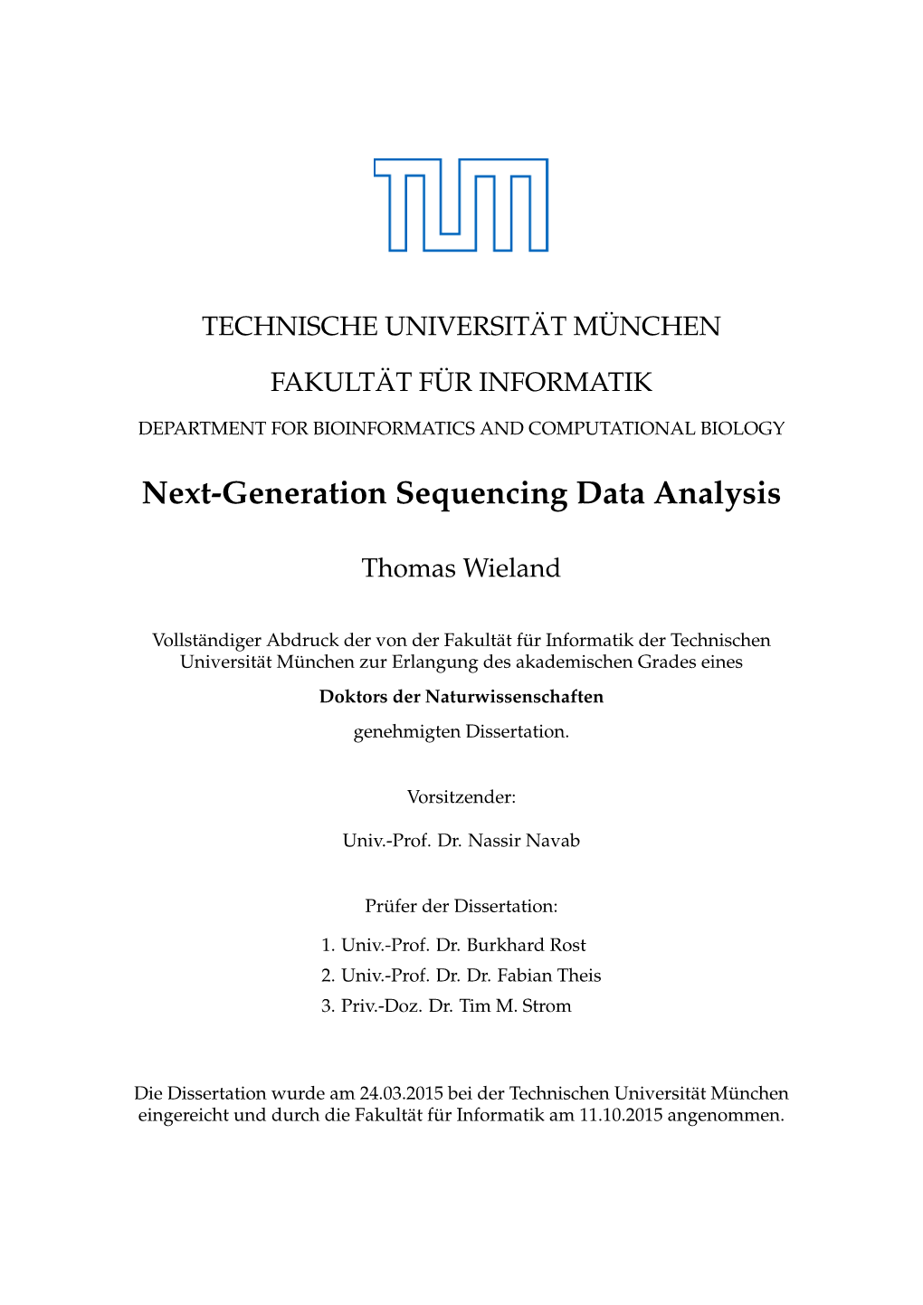 Next-Generation Sequencing Data Analysis