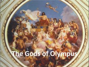 The Gods of Olympus Olympian Gods