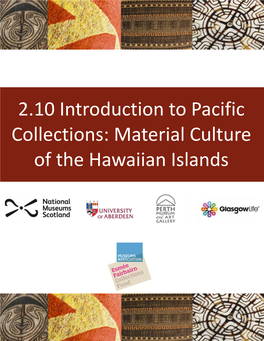 2.10 Material Culture of the Hawaiian Islands