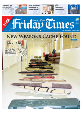 New Weapons Cache Found