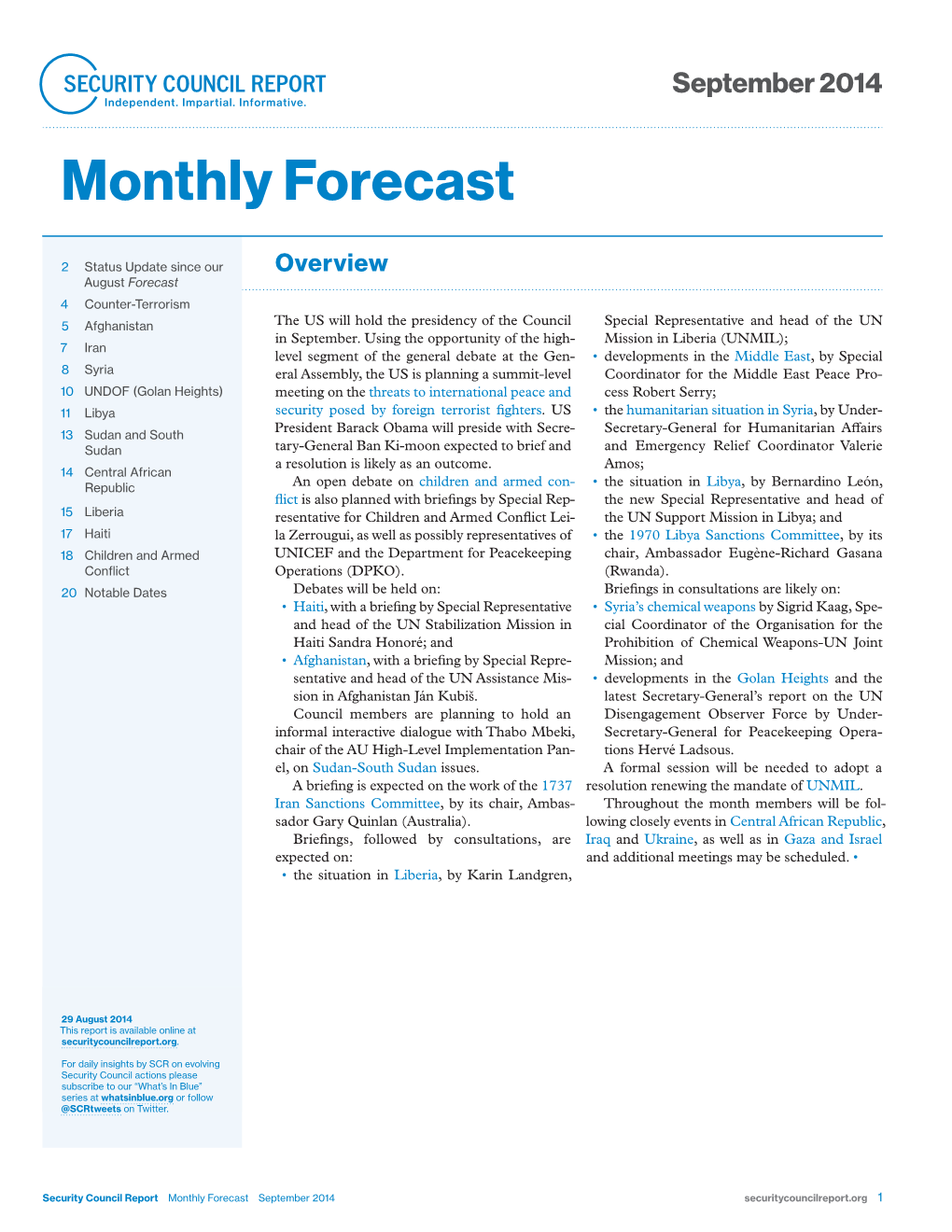 September 2014 Forecast.Indd