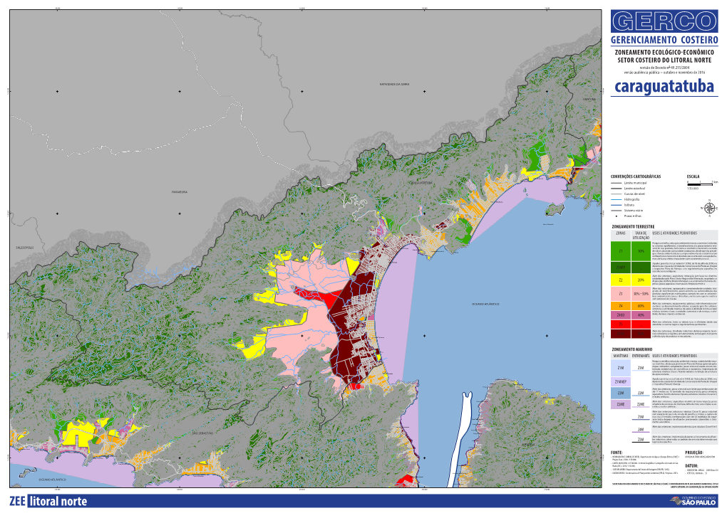 Mapa Caraguatatuba