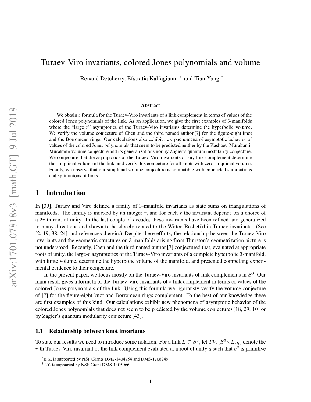 Turaev-Viro Invariants, Colored Jones Polynomials and Volume