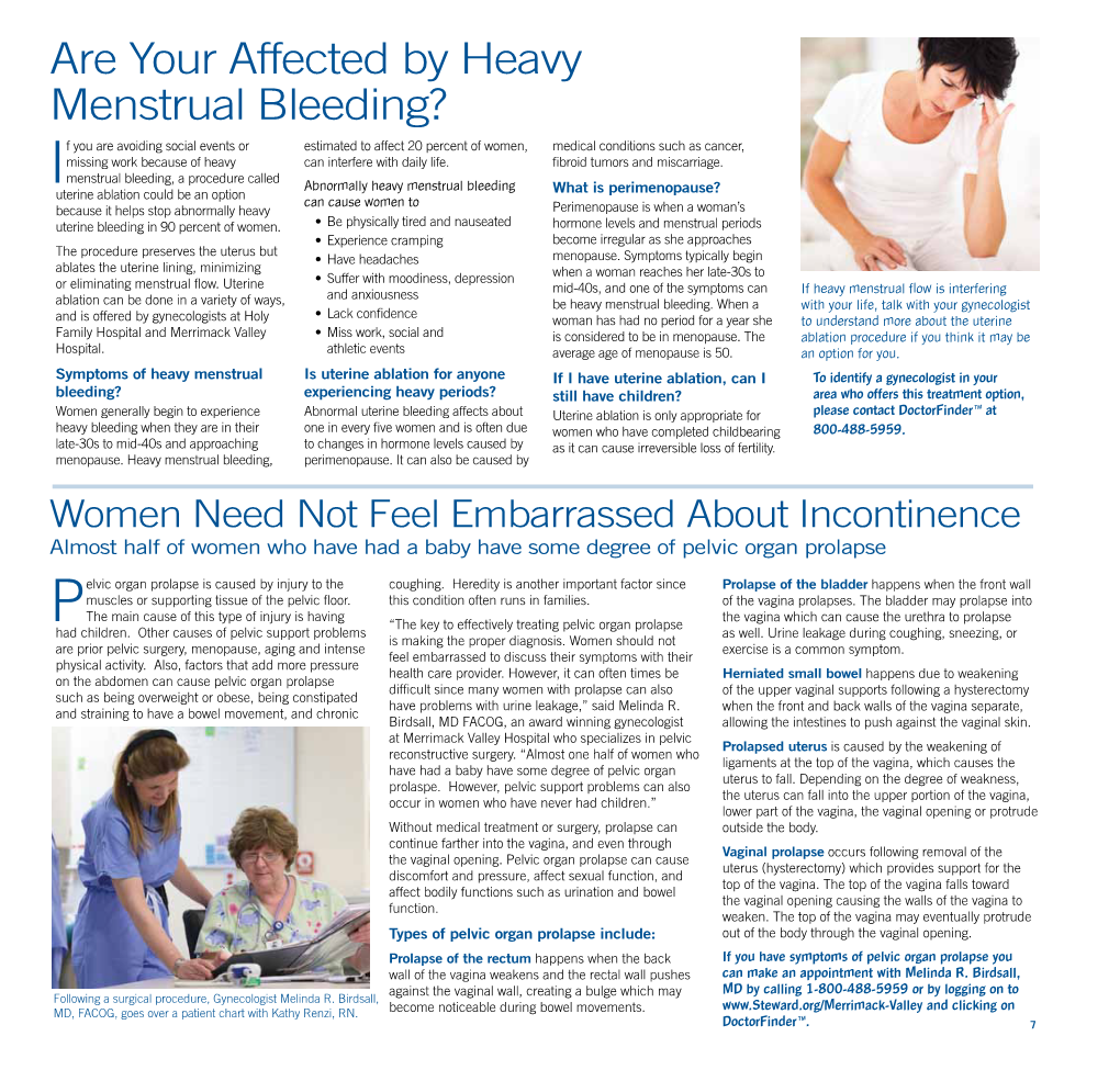 Are Your Affected by Heavy Menstrual Bleeding?