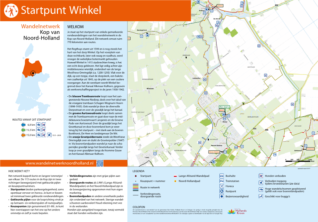 Wandelkaart Startpunt Winkel