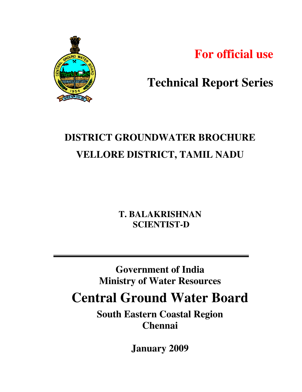 Vellore District, Tamil Nadu