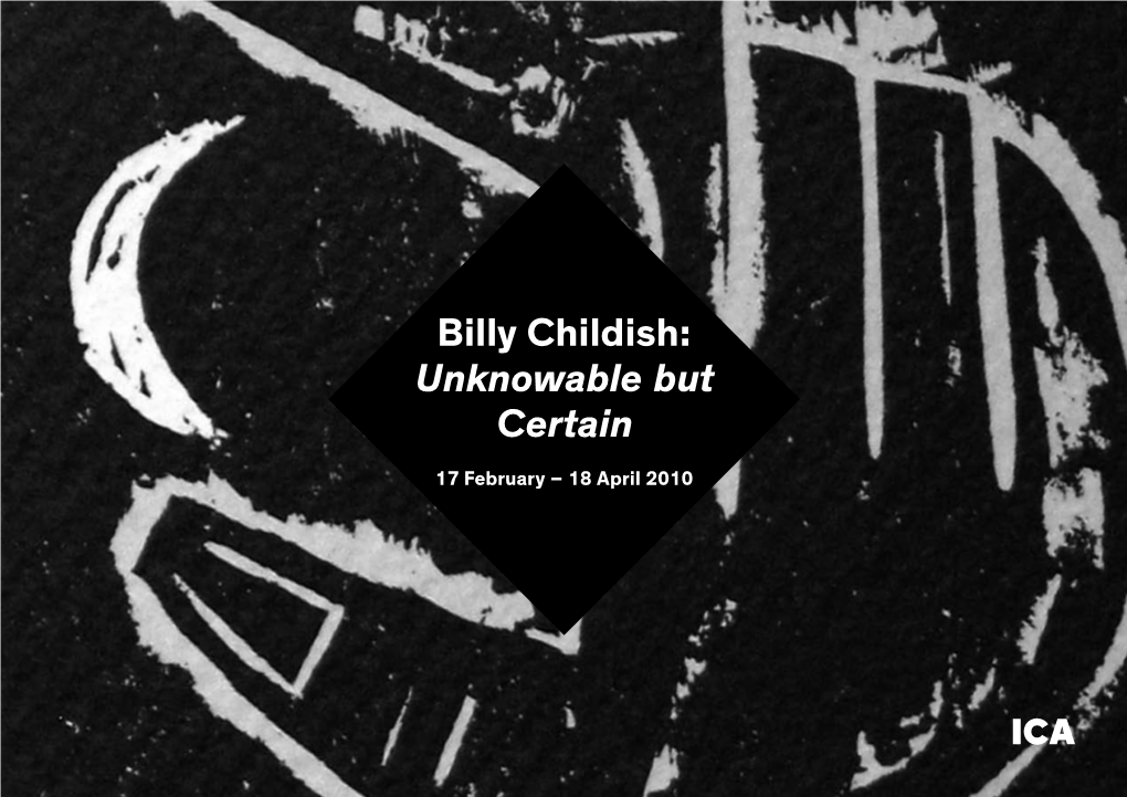 Billy Childish: Unknowable but Certain